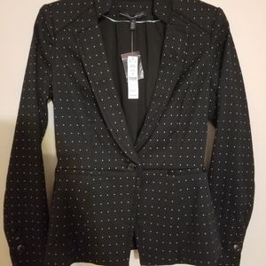 White House Black Market Diamond Polka Dot Blazer